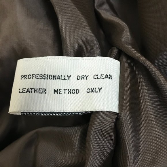 Preston & York Brown Genuine Leather Jacket Medium - Picture 7 of 12